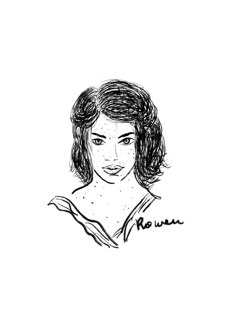 Rowan, the main female character from the book Elements, Taj's best friend