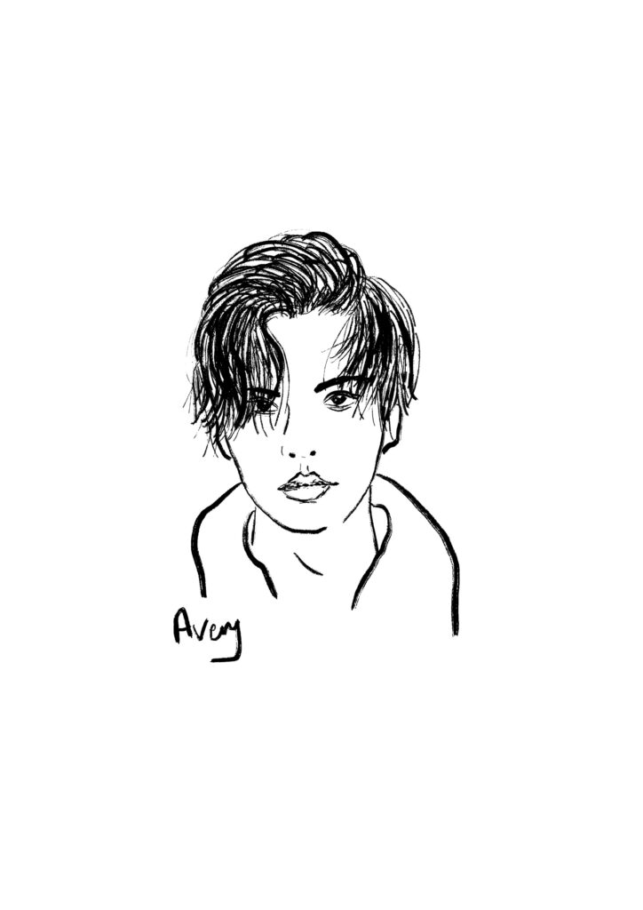 Avery, one of the gay characters from the book called Bridges