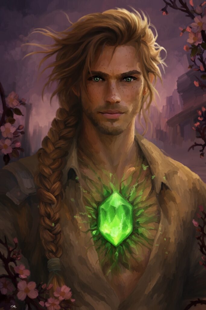 Image of Ruben, queer character from MM Romance Fantasy Book by svl yisanliu