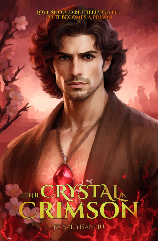 Image of the cover for The Crystal in Crimson: MM Romance Fantasy by svl yisanliu