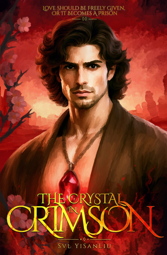 Image of the cover for The Crystal in Crimson: MM Romance Fantasy by svl yisanliu