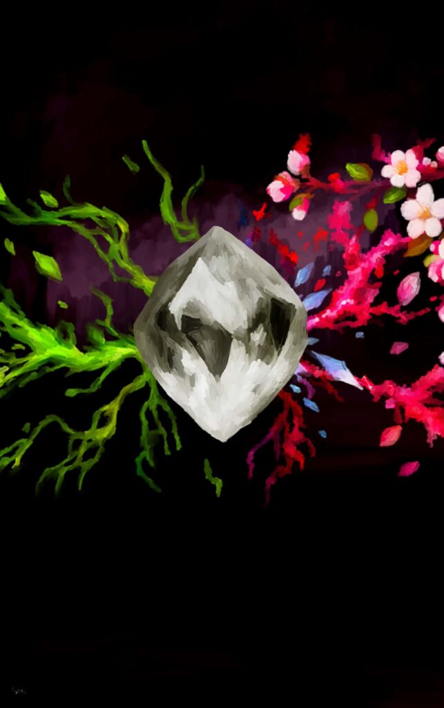 Jo's white natural Crystal, Gay Romantasy series
